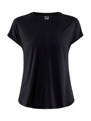 Craft Core Charge Rib Tee W – Tricou sport reiat - Negru