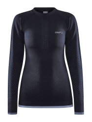 Craft ADV Warm Intensity LS W – Bluză strat de bază caldă - Negru