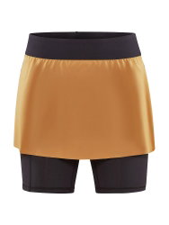 Craft PRO Trail 2IN1 Skirt W – Fustă de alergare trail 2 în 1 - Portocaliu