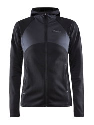 Craft ADV Essence Jersey Hood Jacket W – Hanorac sport cu fermoar - Negru