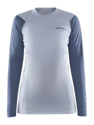 Craft Core Warm Baselayer LS Tee W – Bluză strat de bază caldă - Albastru
