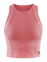 Craft ADV Hit Perforated Tank W – Top scurt perforat de antrenament - Roșu