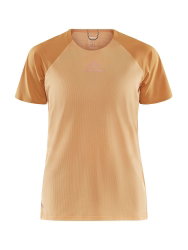 Craft PRO Trail SS Tee W – Tricou de alergare trail ușor - Portocaliu