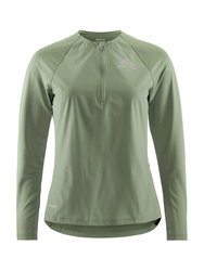 Craft PRO Trail Wind LS Tee W – Bluză de alergare trail anti-vânt - Verde