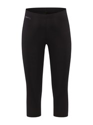 Craft ADV Wool Merino Knickers W – Pantaloni 3/4 strat de bază cu lână merinos - Negru