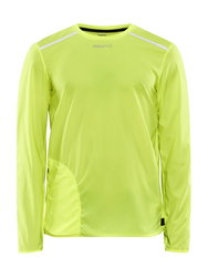 Craft PRO Hypervent LS Wind Top – Bluză de alergare ultraușoară anti-vânt - Galben
