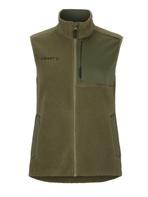 Craft ADV Explore Pile Fleece Vest W – Vestă fleece pufos - Verde
