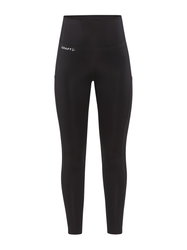 Craft ADV Essence High Waist Warm Tights W – Colanți calzi cu talie înaltă - Negru