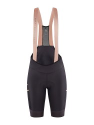 Craft PRO Gravel Bib Shorts W – Pantaloni scurți de ciclism gravel cu bretele, pro - Gri