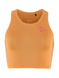 Craft PRO Hypervent Cropped Top 2 W – Top scurt de alergare - Portocaliu