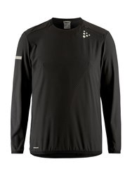 Craft PRO Hypervent LS Wind Top 2 – Bluză de alergare anti-vânt ultraușoară - Negru