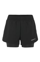 Craft ADV Essence 2-IN-1 Shorts 2 W – Pantaloni scurți de antrenament 2 în 1 - Negru