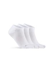 Craft Core Dry Footies 5-PACK – Șosete scurte de antrenament, 5 perechi - Alb