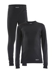 Craft Core Dry Baselayer Set Junior – Set strat de bază pentru copii - Negru