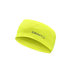 Craft Lumen Fleece Headband 2 – Bentiță de antrenament reflectorizantă - Galben