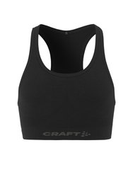 Craft Wool Seamless Bra W – Bustieră din lână merinos fără cusături - Negru