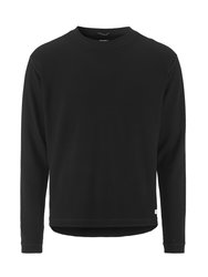 Craft Layers Wool Waffle Rn – Bluză din lână cu textură waffle - Negru