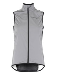 Craft ADV Essence Lumen Wind Vest W – Vestă de ciclism anti-vânt reflectorizantă - Gri