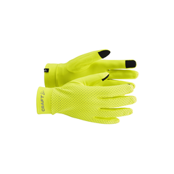 Craft Lumen Fleece Glove 2 – Mănuși de alergare reflectorizante - Galben