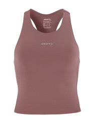 Craft Hypervent Cropped Pocket Singlet W – Top scurt de alergare cu buzunare - Mov