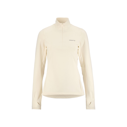 Craft Gain Thermal Midlayer 2 W – Bluză termică cu fermoar scurt - Alb