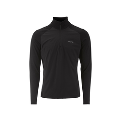 Craft Wool Wind HZ LS – Bluză de alergare din lână anti-vânt - Negru