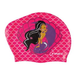 Finis - casca inot - Long Hair Silicone - pentru par lung - Scoică