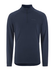 Craft Active Comfort LS HZ 2 – Bluză strat de bază cu fermoar scurt - Albastru