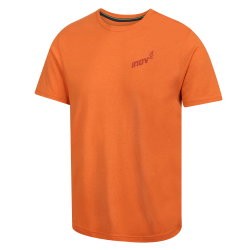 INOV8 Graphic Tee SS Brand – Tricou din bumbac cu imprimeu - Portocaliu