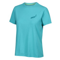 INOV8 Graphic Tee SS Forged W – Tricou din bumbac cu imprimeu - Verde
