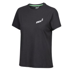INOV8 Graphic Tee SS Brand W – Tricou din bumbac cu imprimeu - Gri închis