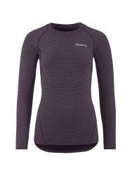 Craft Wool Extreme X LS 2 W – Bluză strat de bază cu lână merinos - Mov