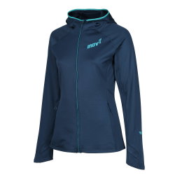 INOV8 VentureLite Hoodie FZ W – Hanorac outdoor cu fermoar întreg - Albastru închis
