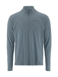 Craft ADV Subz Wool LS Tee 3 – Bluză de alergare cu merinos și fermoar scurt - Albastru
