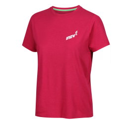 INOV8 Graphic Tee SS Skiddaw W – Tricou din bumbac cu imprimeu - Roz