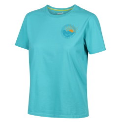 INOV8 Graphic Tee SS 2003 W – Tricou din bumbac organic cu imprimeu - Verde