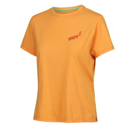 INOV8 Graphic Tee SS Skiddaw W – Tricou din bumbac cu imprimeu - Galben