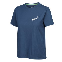 INOV8 Graphic Tee SS Skiddaw W – Tricou din bumbac cu imprimeu - Albastru închis