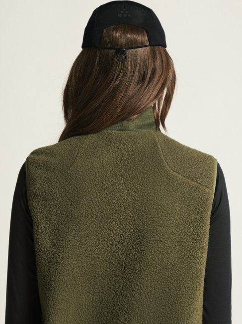 Craft ADV Explore Pile Fleece Vest W – Vestă fleece pufos - Verde