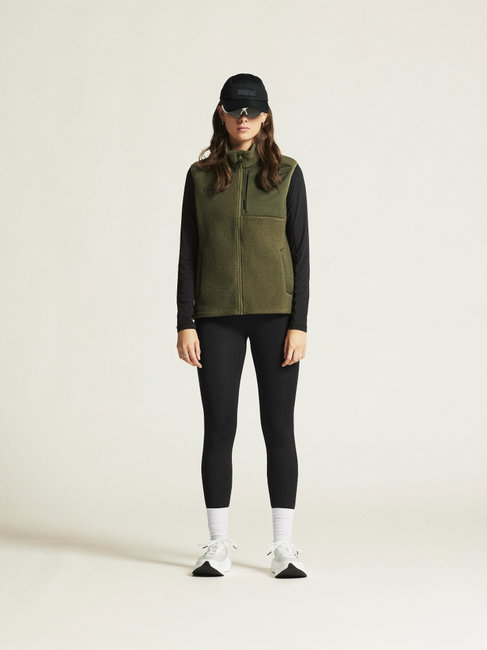 Craft ADV Explore Pile Fleece Vest W – Vestă fleece pufos - Verde