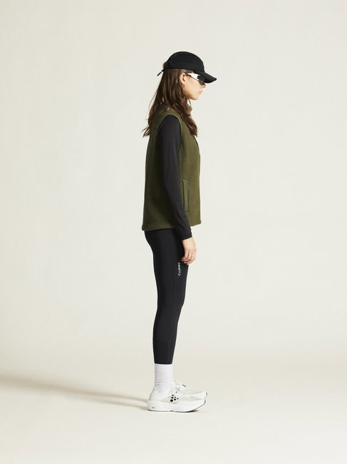 Craft ADV Explore Pile Fleece Vest W – Vestă fleece pufos - Verde