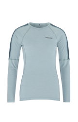 Craft ADV Wool Merino Rn LS W – Bluză strat de bază cu lână merinos - Albastru