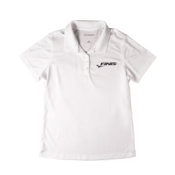 Finis - tricou polo dama - UV Micro-Mesh - protectie UPF 30 - Alb