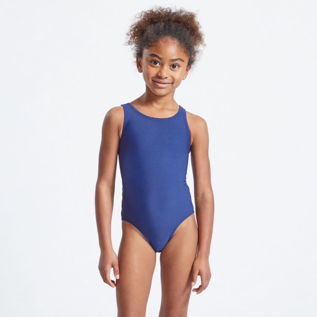 Finis - costum inot intreg copii - Youth Bladeback Solid - antrenament - Bleumarin