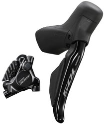 Frana Disc Hidraulica SHIMANO 105 ST-R7170 (L) + BR-R7170 (F) Wireless/Wired | Placute Resin
