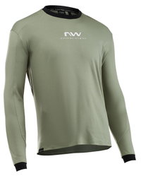 Tricou ciclism Northwave Sharp lung L verde/alb