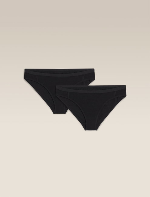 Chilot Merino Icebreaker 150 Siren Bikini 2 Pack - negru Black