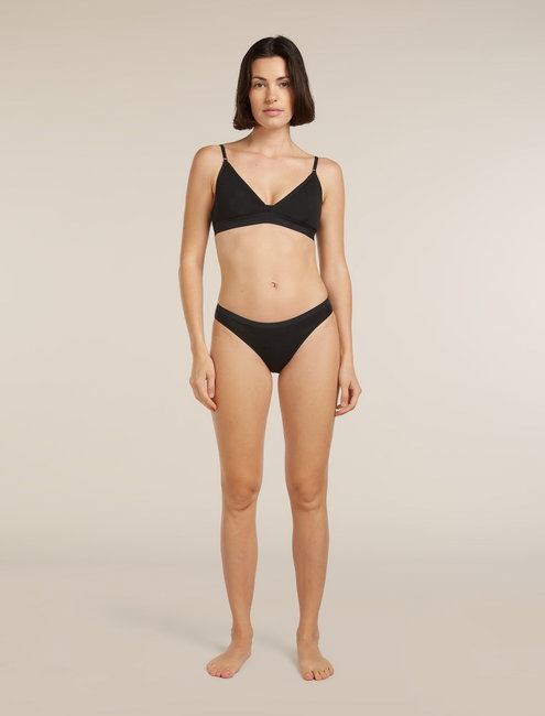 Chilot Merino Icebreaker 150 Siren Bikini 2 Pack - negru Black