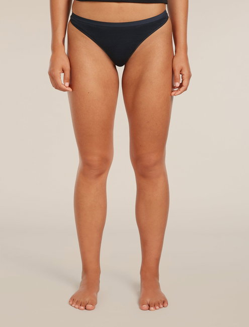 Chilot Merino Icebreaker Siren Thong - negru Black