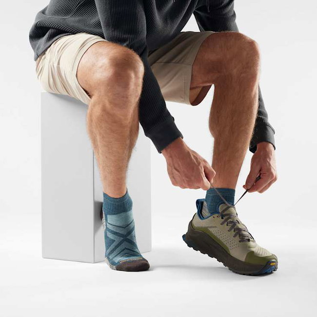 Șosete Merino hiking Smartwool Hike - albastru Twilight Blue | Ankle | Targeted Cushion